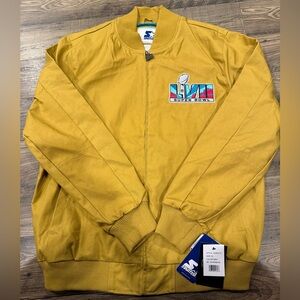 New Starter NFL Super Bowl LVII 57 Arizona MSX Michael Strahan Varsity Jacket XL